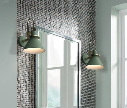 Kezaro Lecce black wall lamp with modern design, featuring a sleek rectangular shape and wall mount for indoor lighting.