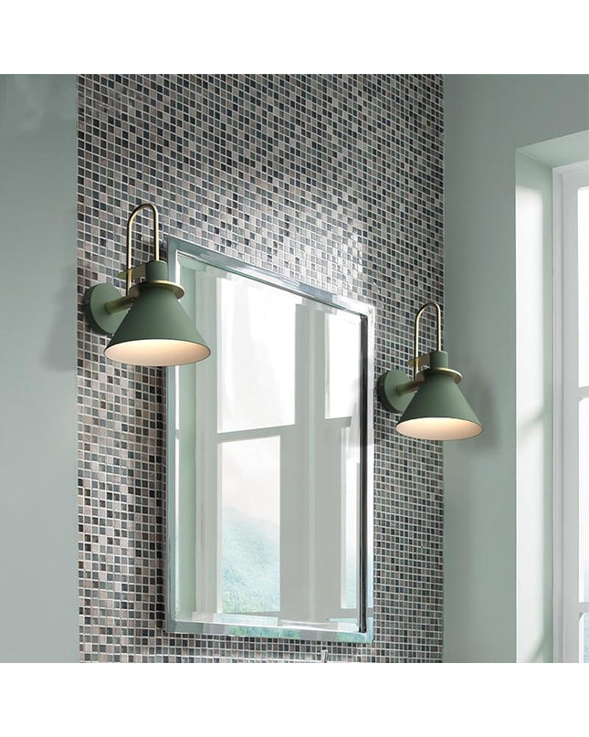 Kezaro Lecce black wall lamp with modern design, featuring a sleek rectangular shape and wall mount for indoor lighting.