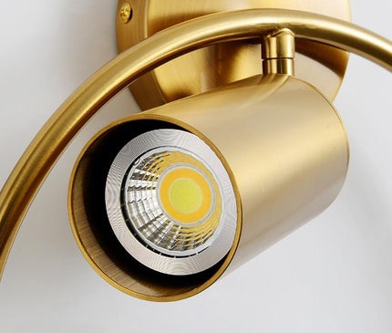 Kezaro Casoria wall lamp in black with daylight white light, modern design for indoor or outdoor lighting.
