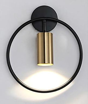 Black Kezaro Casoria wall lamp with modern design, featuring adjustable Tageslicht 4000K LED lighting for indoor use.