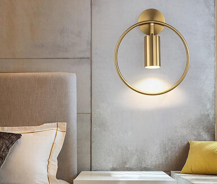 Kezaro Casoria wall light in black with warm white LED lighting, modern design for indoor or outdoor use.