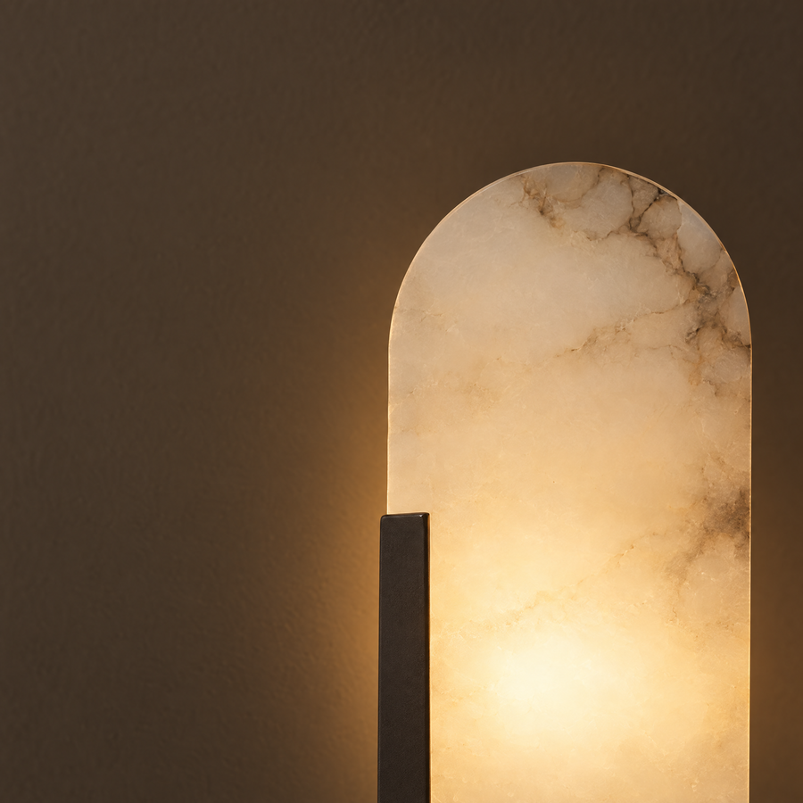 Vento Wandleuchte | Alabaster-Optik