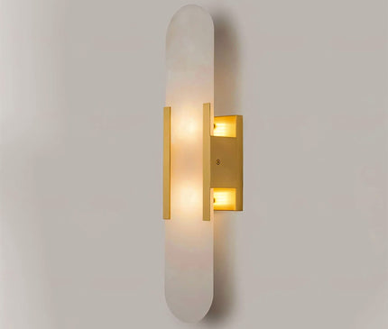 Vento Wandleuchte | Alabaster, Modern mit Metallakzenten 11