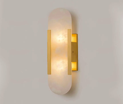 Vento Wandleuchte | Alabaster, Modern mit Metallakzenten 12