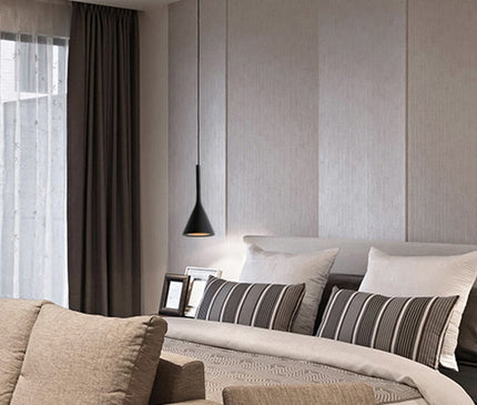 Kezaro Toulon hanging light fixture in white with sleek, modern design and metal finish for stylish interior lighting