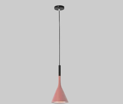 Kezaro Toulon hanging light fixture in white with a modern design, featuring a sleek, minimalist look for contemporary interior decor.