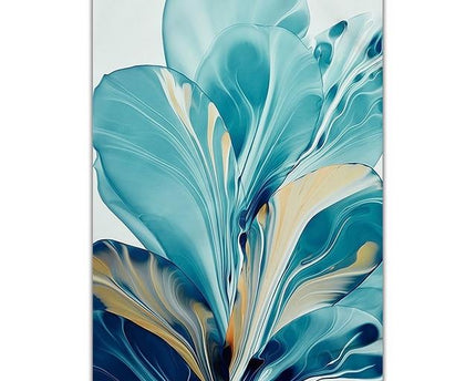 Blatt Spritzer Leinwand