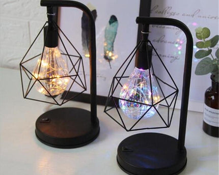 Retro Eisenlampe