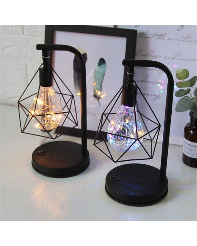 Retro Eisenlampe