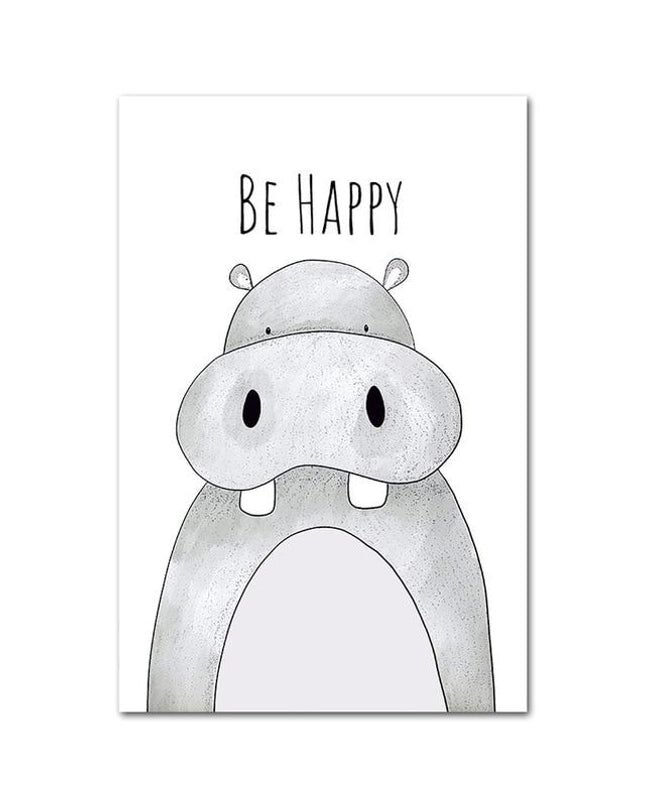 Be Happy Leinwand